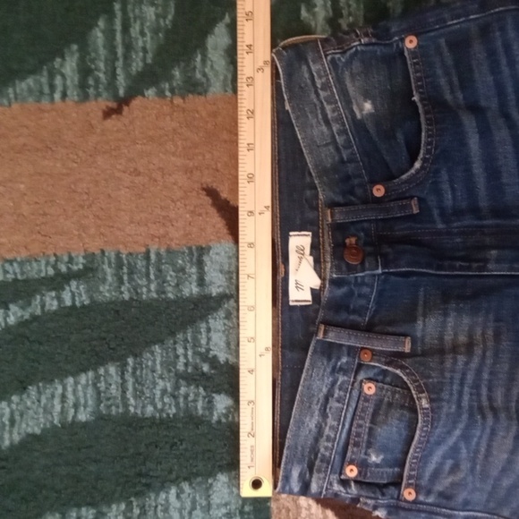 Madewell Classic Straught Jeans In Croston Wash Old School Womens 26 - Picture 12 of 13